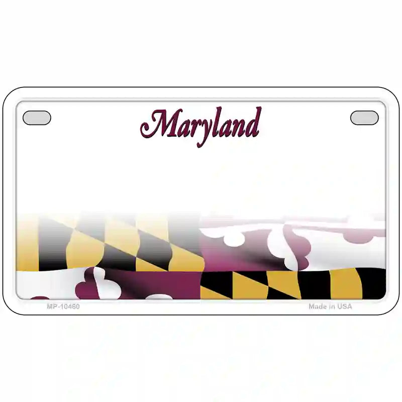 Maryland Blank Metal Novelty License Plate 7" x 4" (MP)