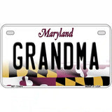 Grandma Maryland Metal Novelty License Plate 7" x 4" (MP)