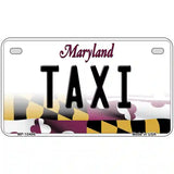 Taxi Maryland Metal Novelty License Plate 7" x 4" (MP)