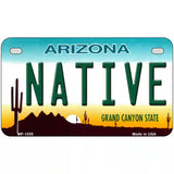 Native Arizona Novelty Metal License Plate 7" x 4" (MP)