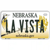 La Vista Nebraska Metal Novelty License Plate 7" x 4" (MP)