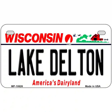 Lake Dalton Wisconsin Metal Novelty License Plate 7" x 4" (MP)