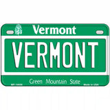 Vermont Metal Novelty License Plate 7" x 4" (MP)