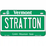 Stratton Vermont Metal Novelty License Plate 7" x 4" (MP)