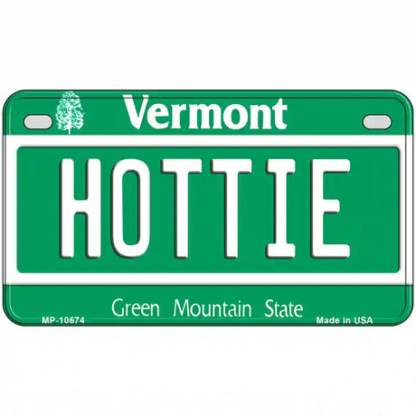 Hottie Vermont Metal Novelty License Plate 7" x 4" (MP)