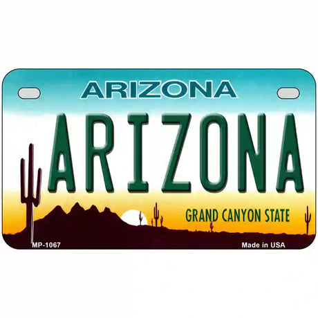 Arizona Novelty Metal License Plate 7" x 4" (MP)