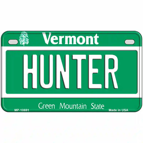 Hunter Vermont Metal Novelty License Plate 7" x 4" (MP)