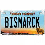 Bismarck North Dakota Metal Novelty License Plate 7" x 4" (MP)