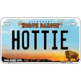 Hottie North Dakota Metal Novelty License Plate 7" x 4" (MP)