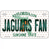 Jaguars Fan Florida Novelty Metal License Plate 7" x 4" (MP)