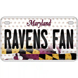 Ravens Fan Maryland Novelty Metal License Plate 7" x 4" (MP)