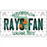 Rays Fan Florida Novelty Metal License Plate 7" x 4" (MP)