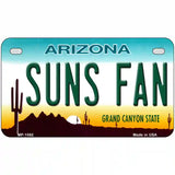 Suns Fan Arizona Novelty Metal License Plate 7" x 4" (MP)