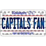 Capitals Fan Washington DC Novelty Metal License Plate 7" x 4" (MP)