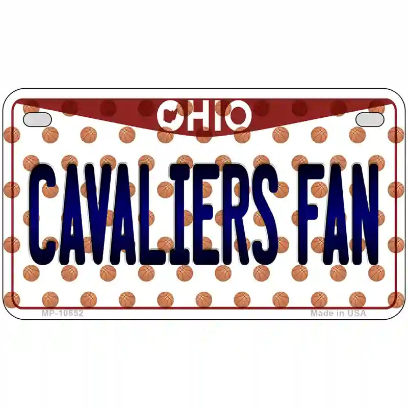 Cavaliers Fan Ohio Novelty Metal License Plate 7" x 4" (MP)