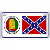 Confederate Flag Alabama Seal Novelty Metal License Plate 7" x 4" (MP)