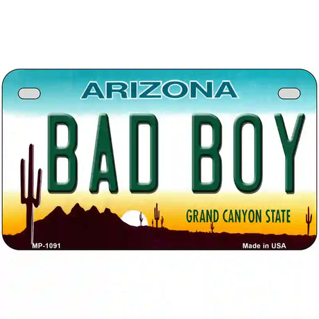 Arizona Bad Boy Novelty Metal License Plate 7" x 4" (MP)