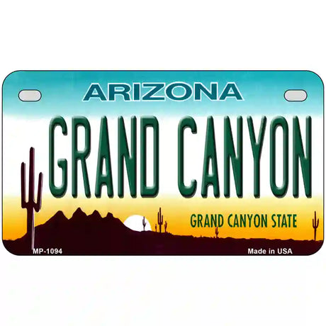 Grand Canyon Arizona Novelty Metal License Plate 7" x 4" (MP)