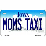 Moms Taxi Iowa Metal Novelty License Plate 7" x 4" (MP)