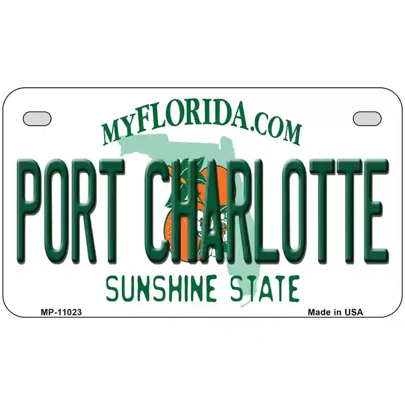 Port Charlotte Florida Metal Novelty License Plate 7" x 4" (MP)