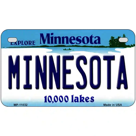 Minnesota Metal Novelty License Plate 7" x 4" (MP)