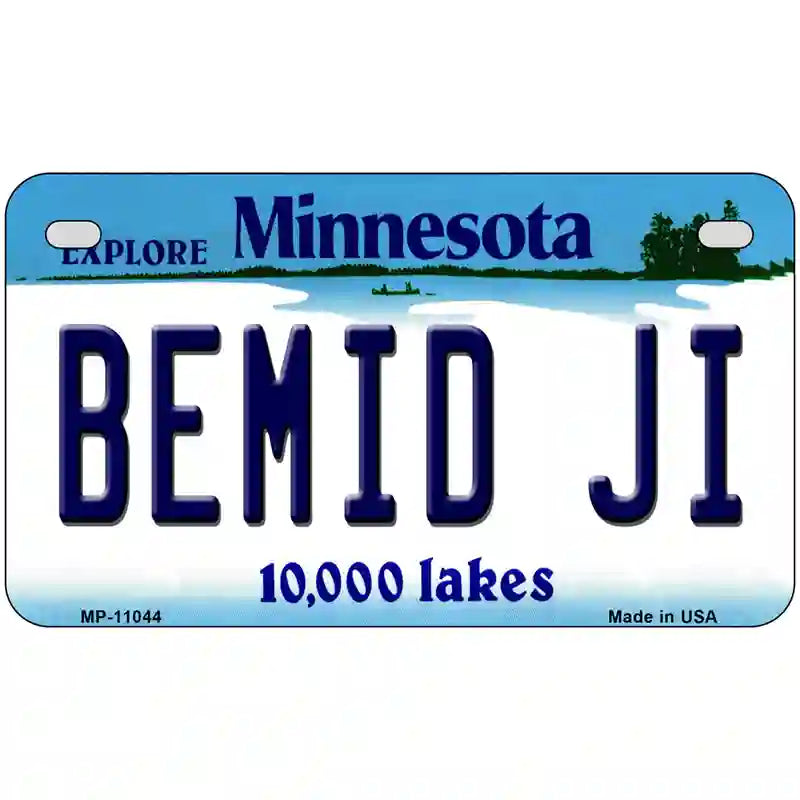 Bemid Ji Minnesota State Novelty License Plate 7" x 4" (MP)