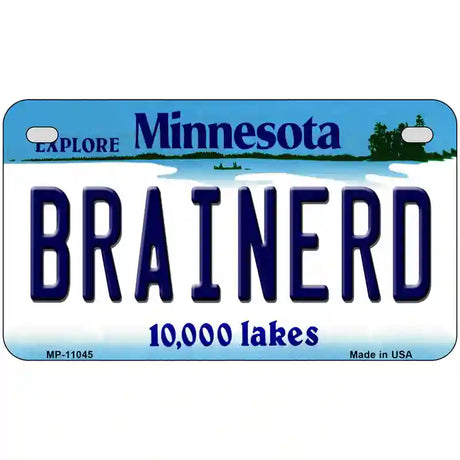 Brainerd Minnesota State Novelty License Plate 7" x 4" (MP)