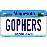 Gophers Minnesota State Novelty License Plate 7" x 4" (MP)