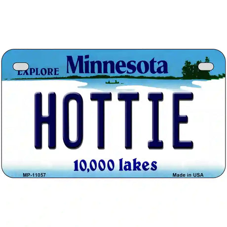 Hottie Minnesota State Novelty License Plate 7" x 4" (MP)