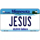 Jesus Minnesota State Novelty License Plate 7" x 4" (MP)