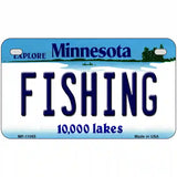 Fishing Minnesota State Novelty License Plate 7" x 4" (MP)