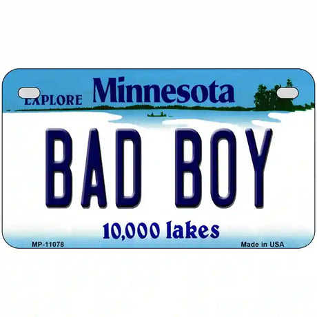 Bad Boy Minnesota State Novelty License Plate 7" x 4" (MP)