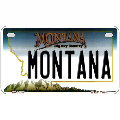 Montana State Novelty License Plate 7" x 4" (MP)