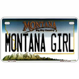 Montana Girl State Novelty License Plate 7" x 4" (MP)