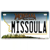 Missoula Montana State Novelty License Plate 7" x 4" (MP)