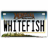 Whitefish Montana State Novelty License Plate