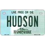 Hudson New Hampshire State License Plate 7" x 4" (MP)