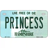 Princess New Hampshire State License Plate 7" x 4" (MP)