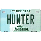 Hunter New Hampshire State License Plate 7" x 4" (MP)