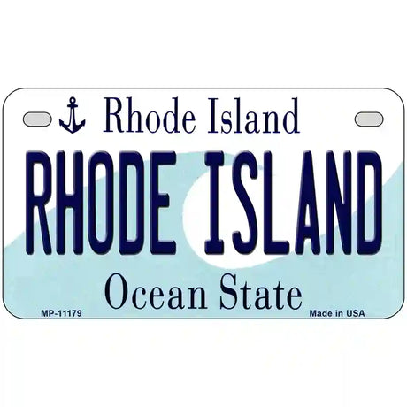 Rhode Island State License Plate Novelty License Plate 7" x 4" (MP)