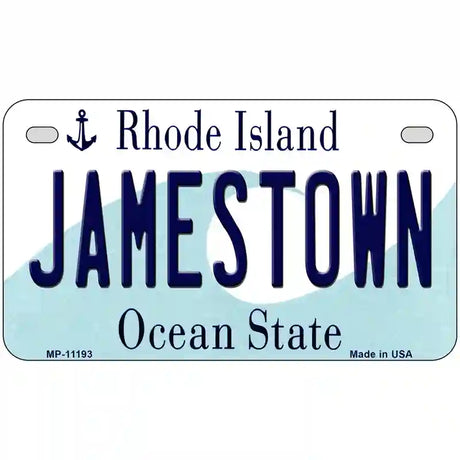 Jamestown Rhode Island State License Plate Novelty License Plate 7" x 4" (MP)