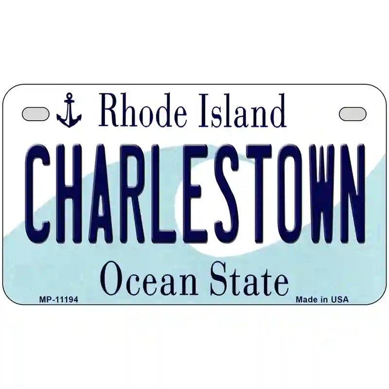 Charlestown Rhode Island State License Plate Novelty License Plate 7" x 4" (MP)