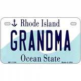 Grandma Rhode Island State License Plate Novelty License Plate 7" x 4" (MP)