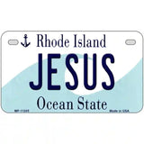 Jesus Rhode Island State License Plate Novelty License Plate 7" x 4" (MP)