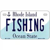 Fishing Rhode Island State License Plate Novelty License Plate 7" x 4" (MP)