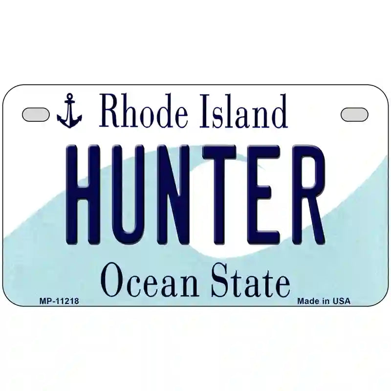 Hunter Rhode Island State License Plate Novelty License Plate 7" x 4" (MP)