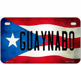 Guaynabo Puerto Rico Flag License Plate Metal Novelty 7" x 4" (MP)