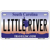 Little River South Carolina Novelty License Plate 7" x 4" (MP)