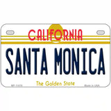 Santa Monica California Novelty License Plate 7" x 4" (MP)