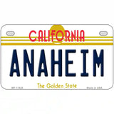 Anaheim California Novelty License Plate 7" x 4" (MP)